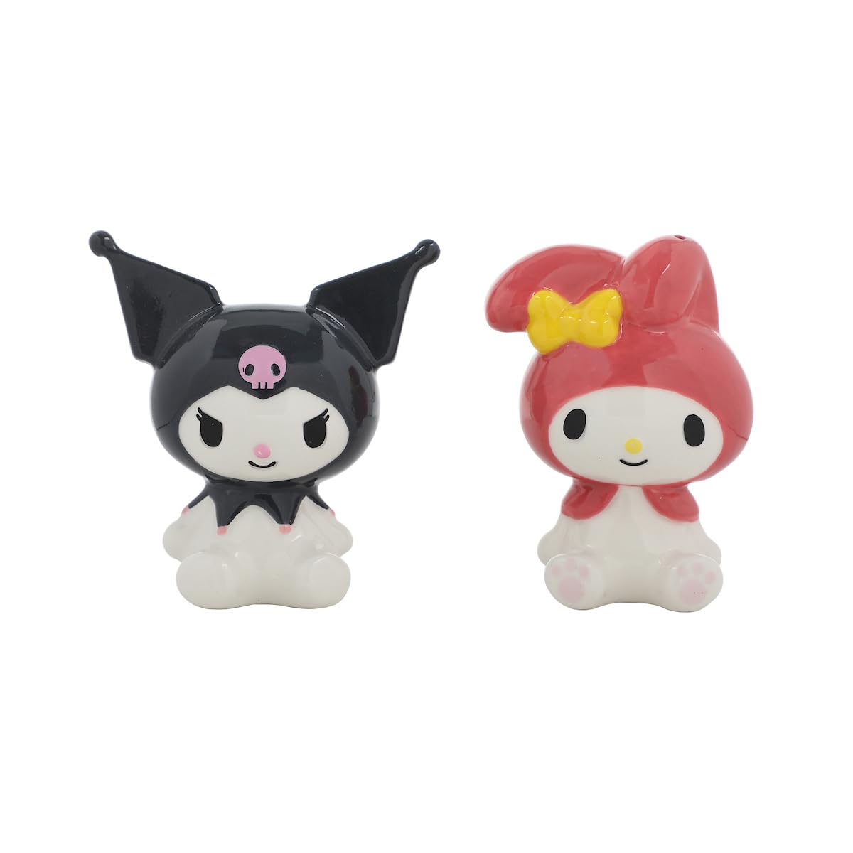 Amazon.com: My Melody & Kuromi Sculpted Ceramic Salt & Pepper Shakers
